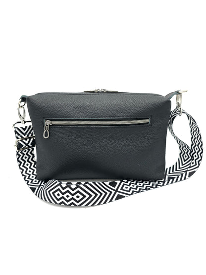 Lederhandtasche Anke in Schwarz