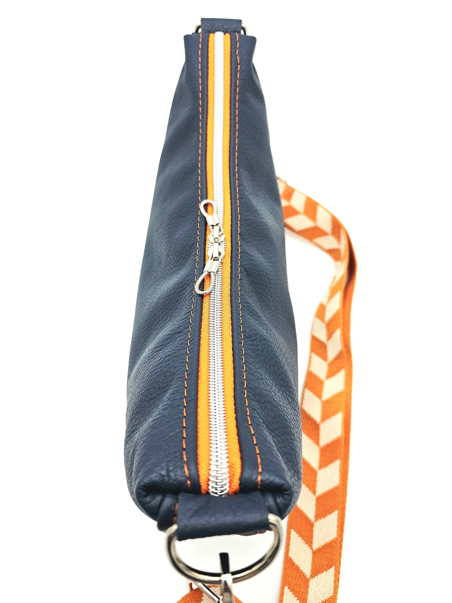 Moonbag Moni - Dunkelblau / Orange