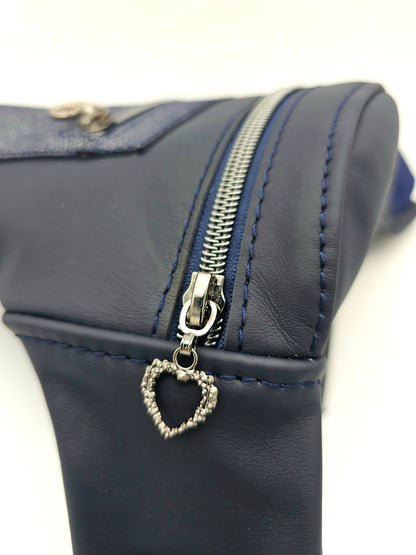 Hipbag Dunkelblau mit Glitzer