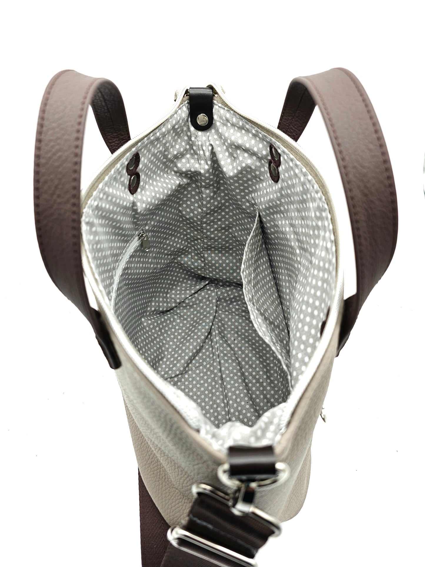 Totebag Katja Cappuccino/ Schokobraun