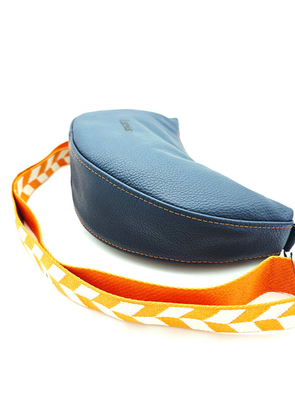 Moonbag Moni - Dunkelblau / Orange