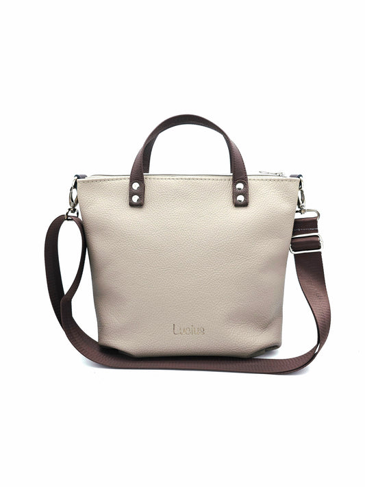 Totebag Katja Cappuccino/ Schokobraun