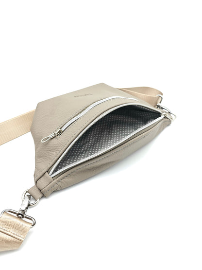 Crossbody Bag Big Clivia in Cappuccino