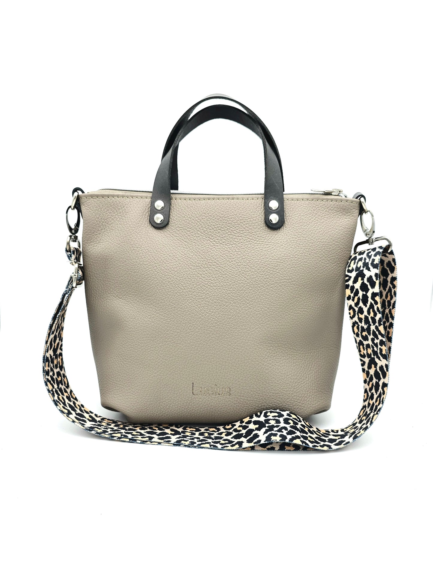 Totebag Katja in Cappuccino & Leo