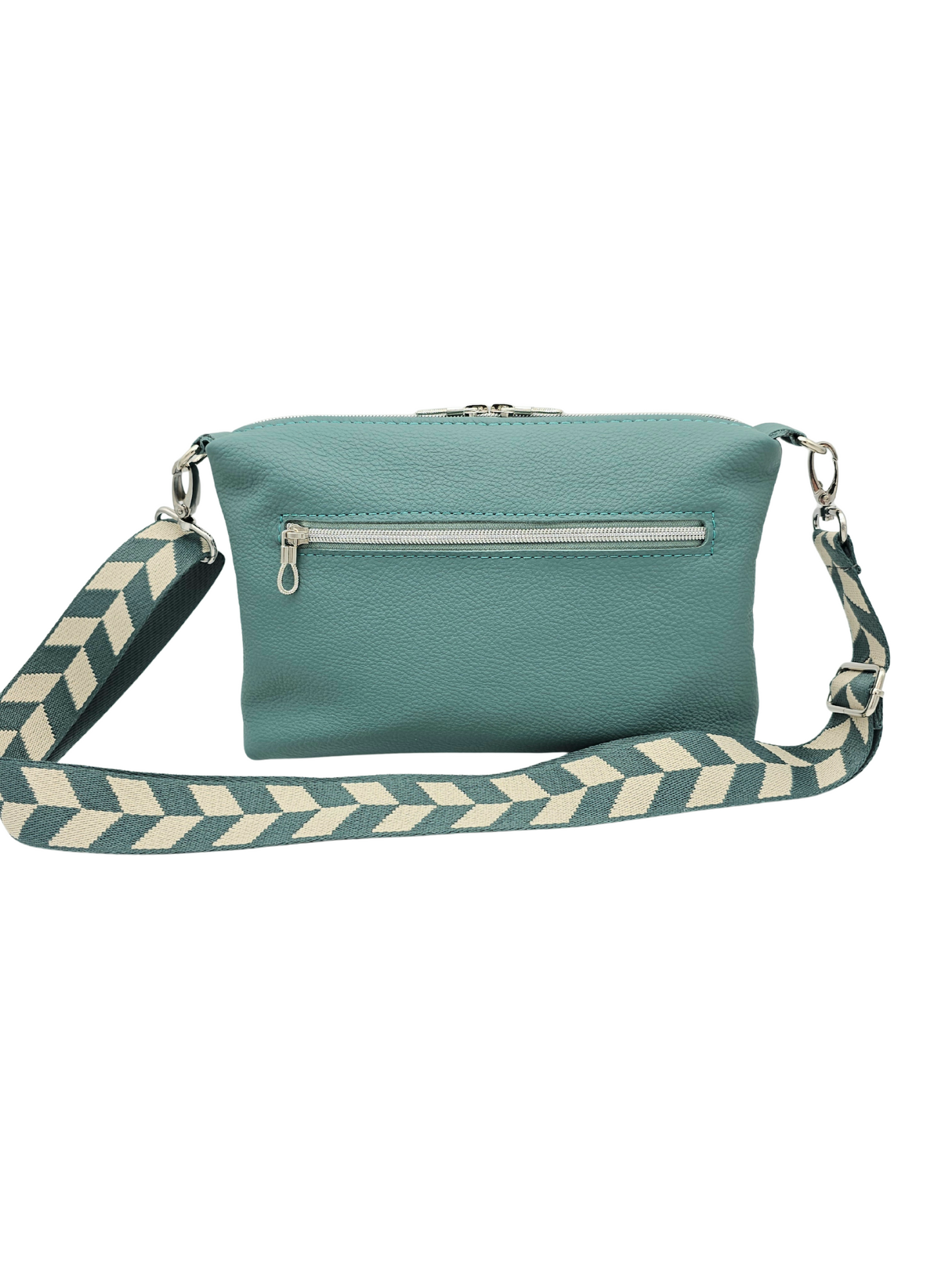 Lederhandtasche Anke in Minttürkis