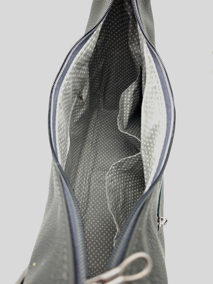 Ledertasche Bea in Dunkelgrau