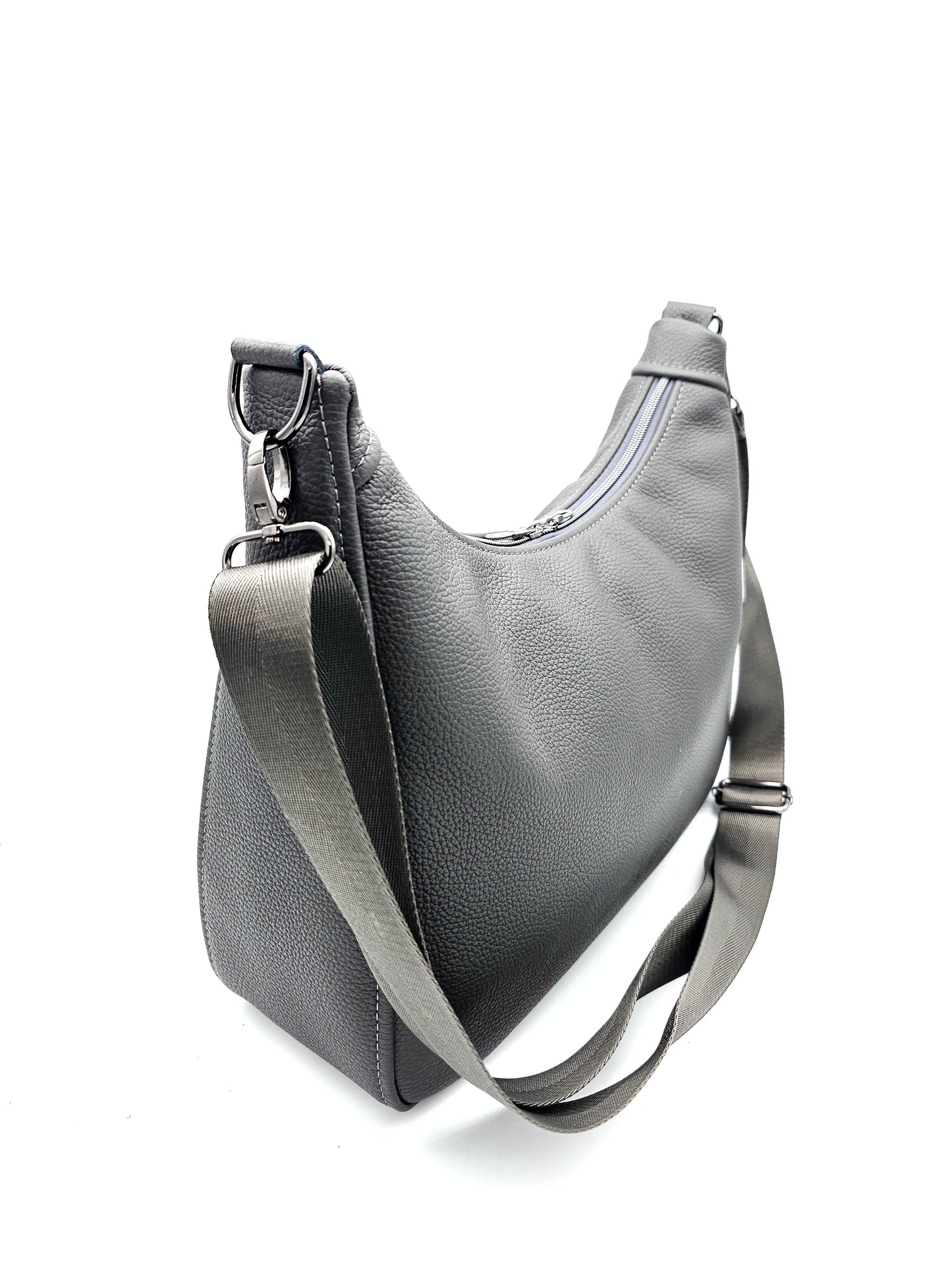 Ledertasche Bea in Dunkelgrau