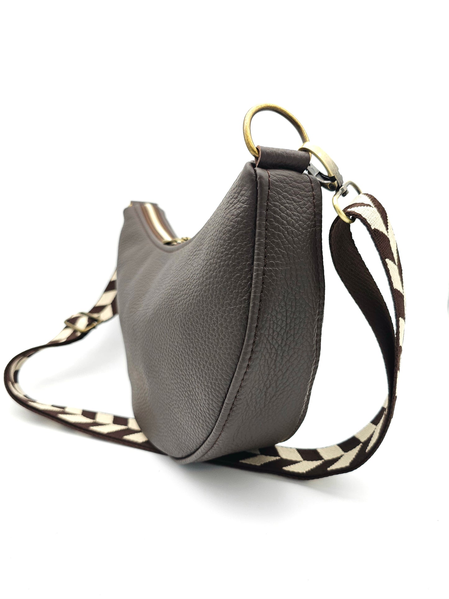 Moonbag Moni Dunkelbraun & Messing