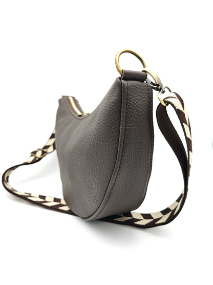 Moonbag Moni Dunkelbraun & Messing