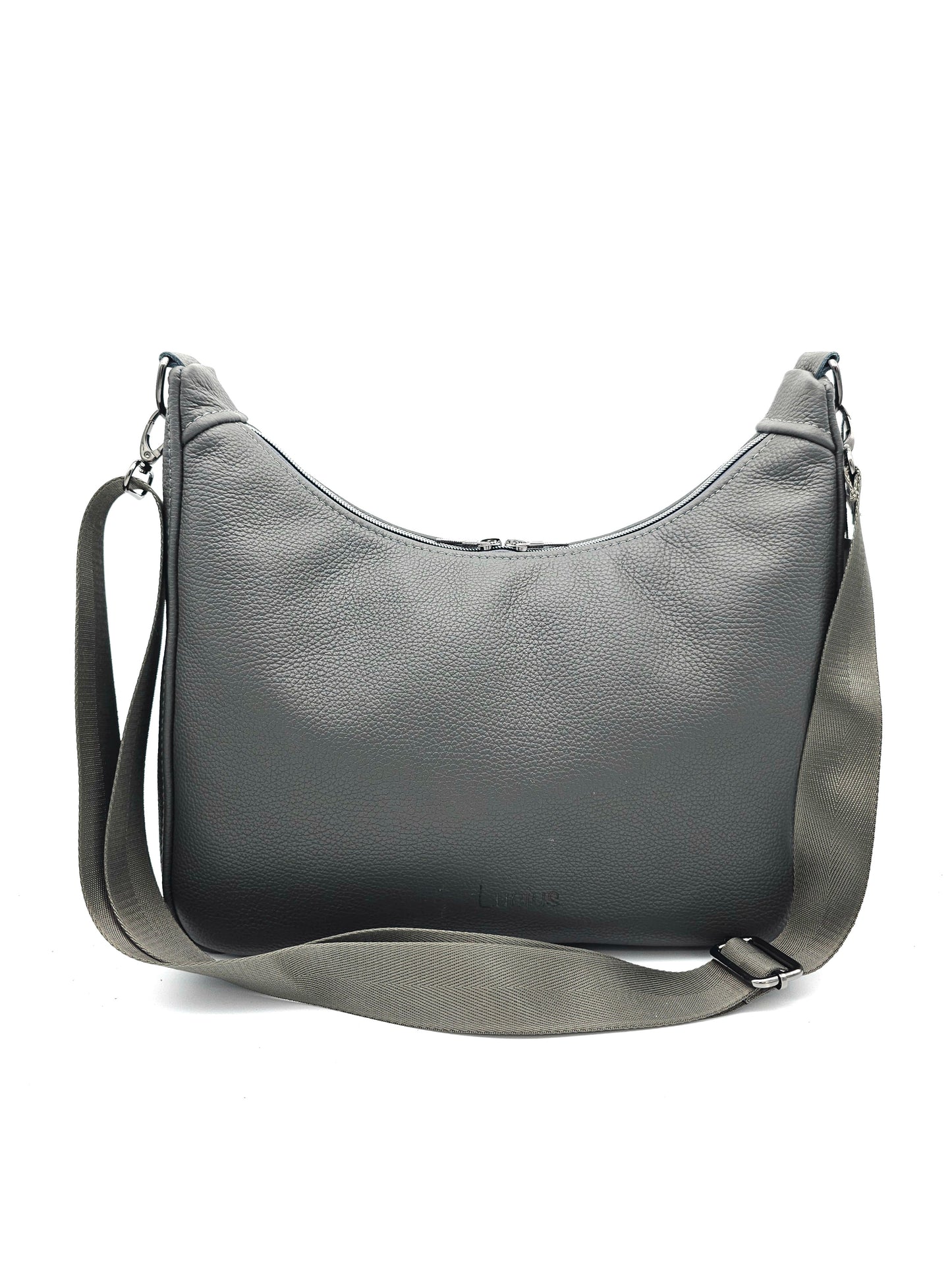 Ledertasche Bea in Dunkelgrau