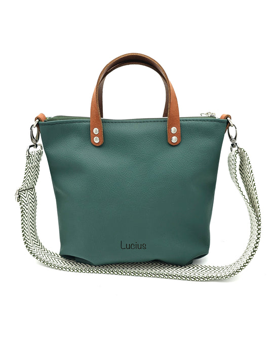 Totebag Katja in Dunkelgrün