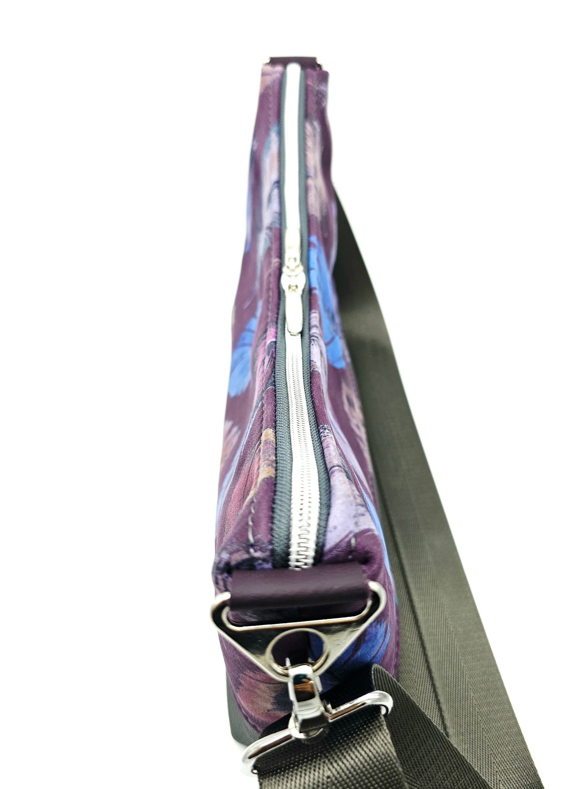 Hobobag Levka, Federn mit Grau, Draufsicht