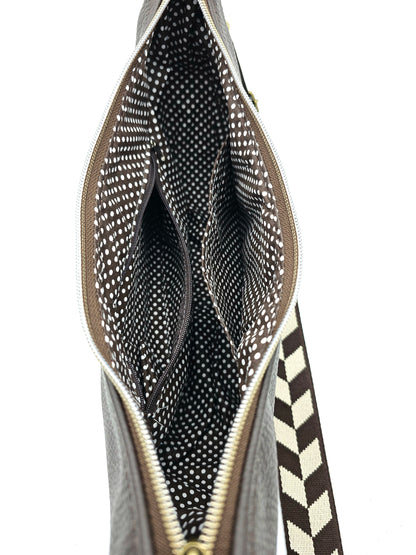 Moonbag Moni Dunkelbraun & Messing