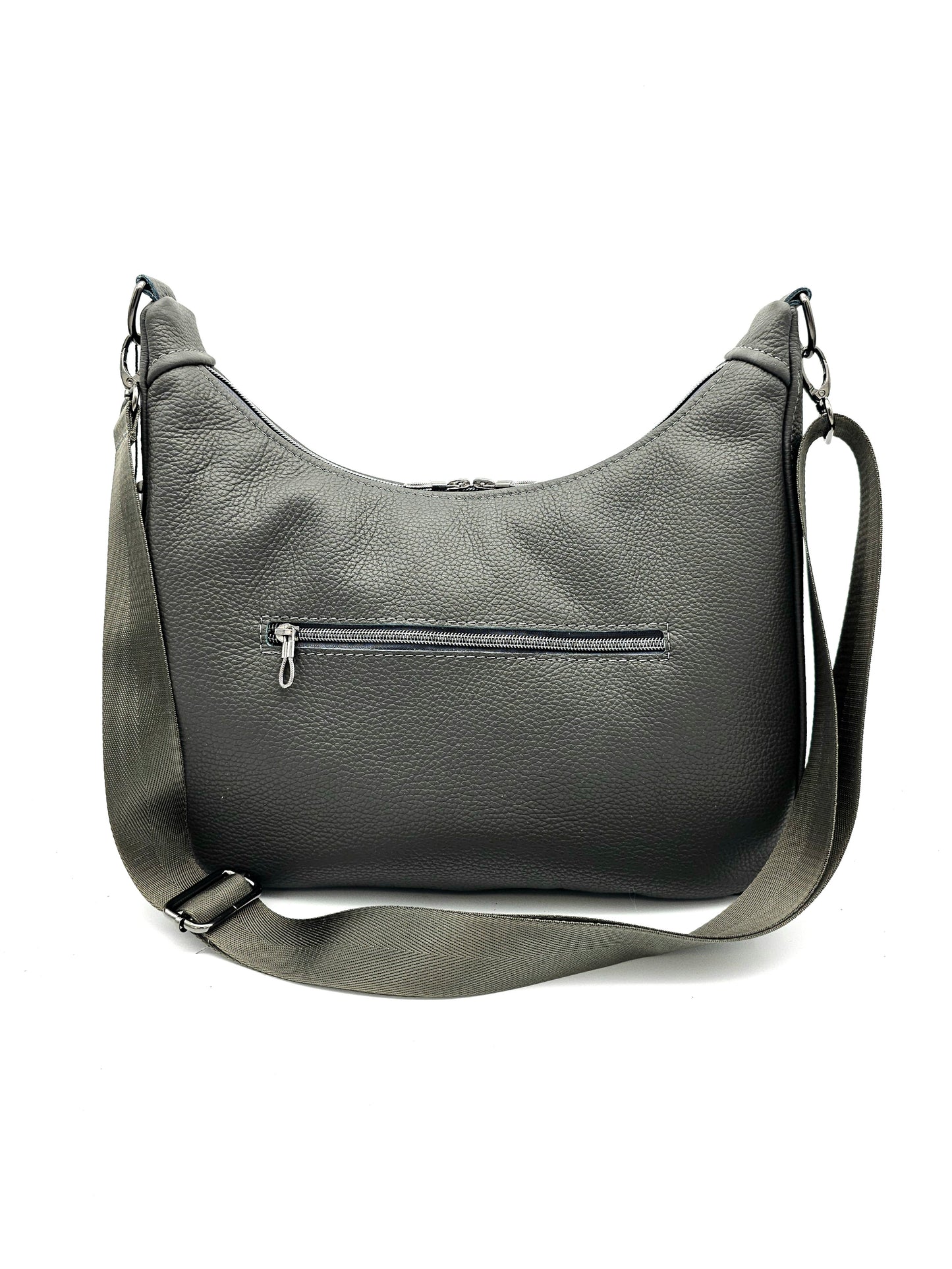 Ledertasche Bea in Dunkelgrau