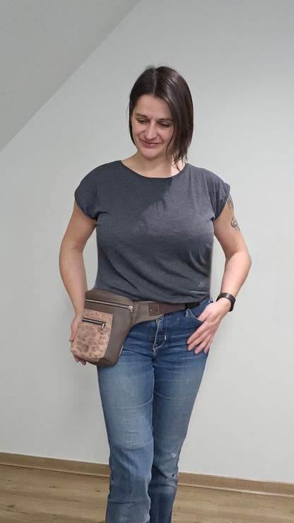 Hipbag Nougatbraun & Leo