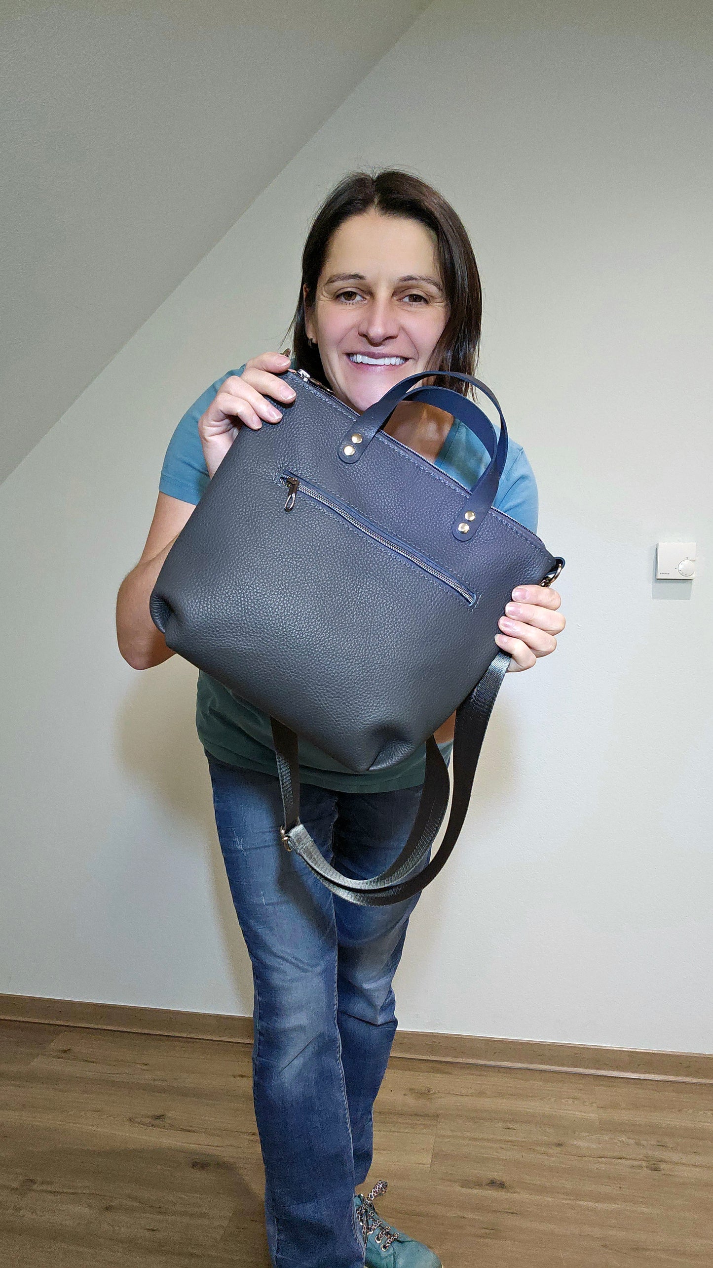 Totebag Katja in Dunkelgrau