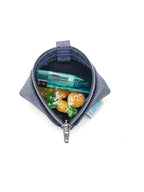 Schlüsselanhänger / Taschenbaumler in Dunkelblau & Glitzer