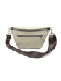 Crossbody Bag Big Clivia in Cappuccino & Dunkelbraun