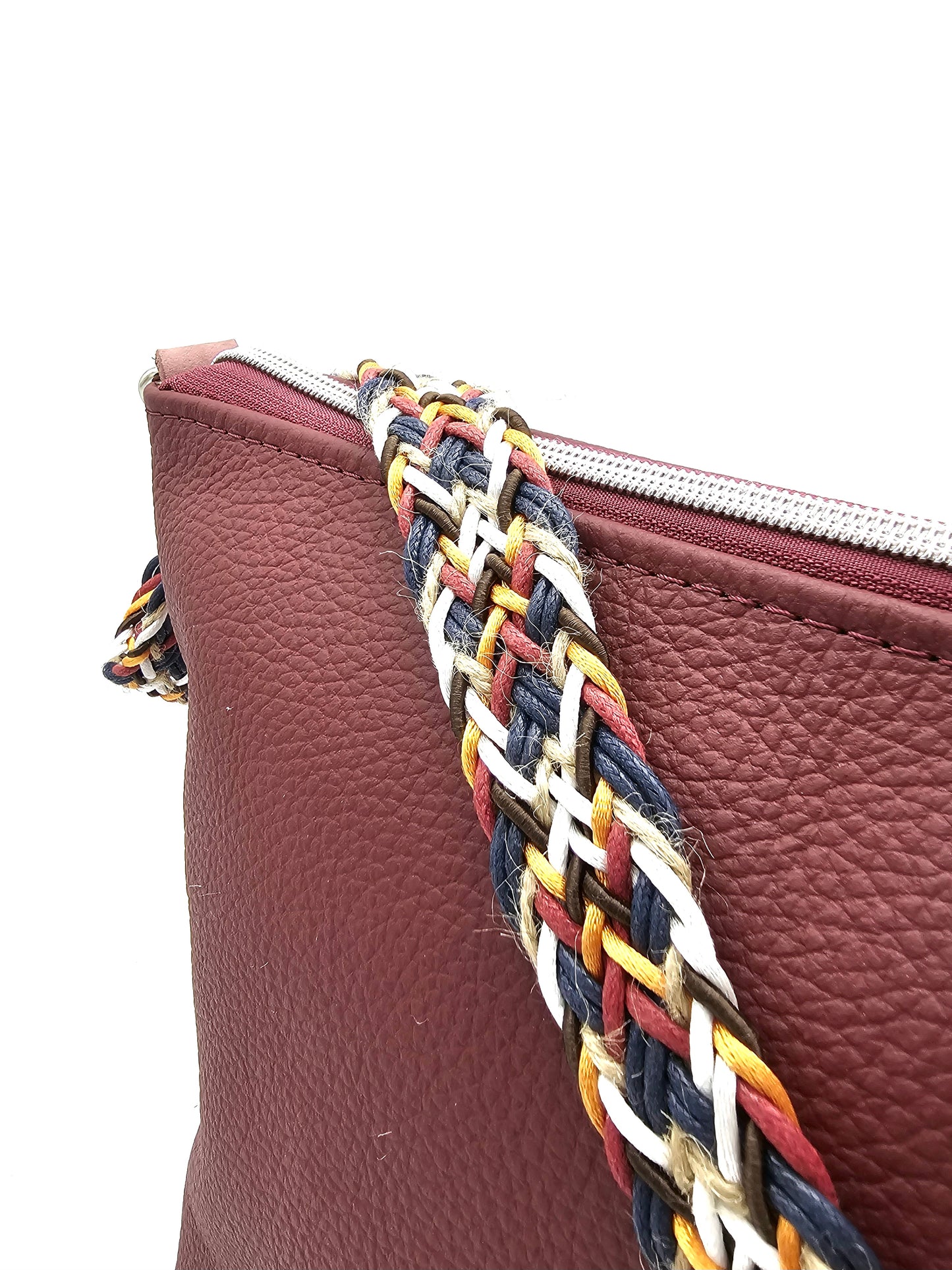 Totebag Katja in Weinrot / bunt