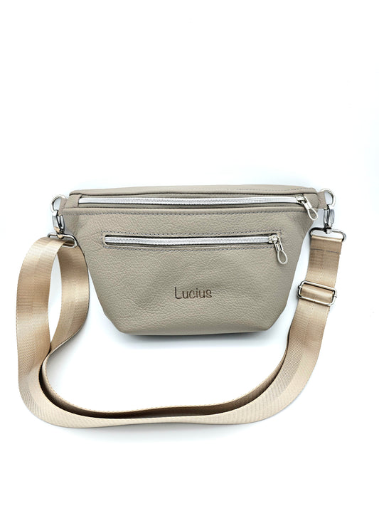Crossbody Bag Big Clivia in Cappuccino