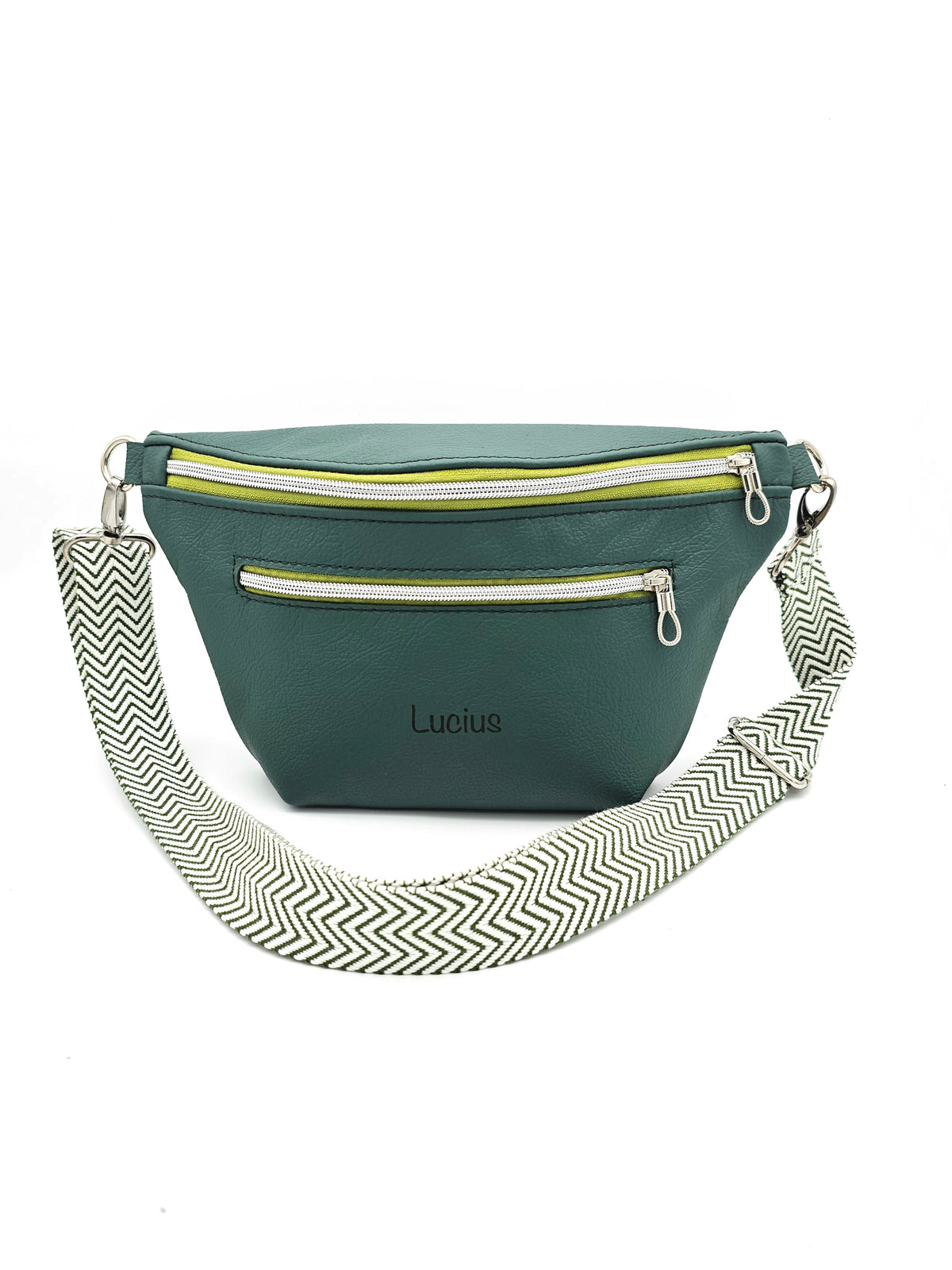 Crossbody Bag Big Clivia Dunkelgrün