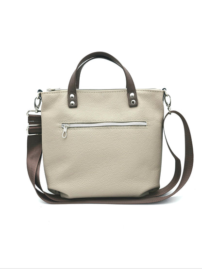 Totebag Katja Cappuccino/ Schokobraun