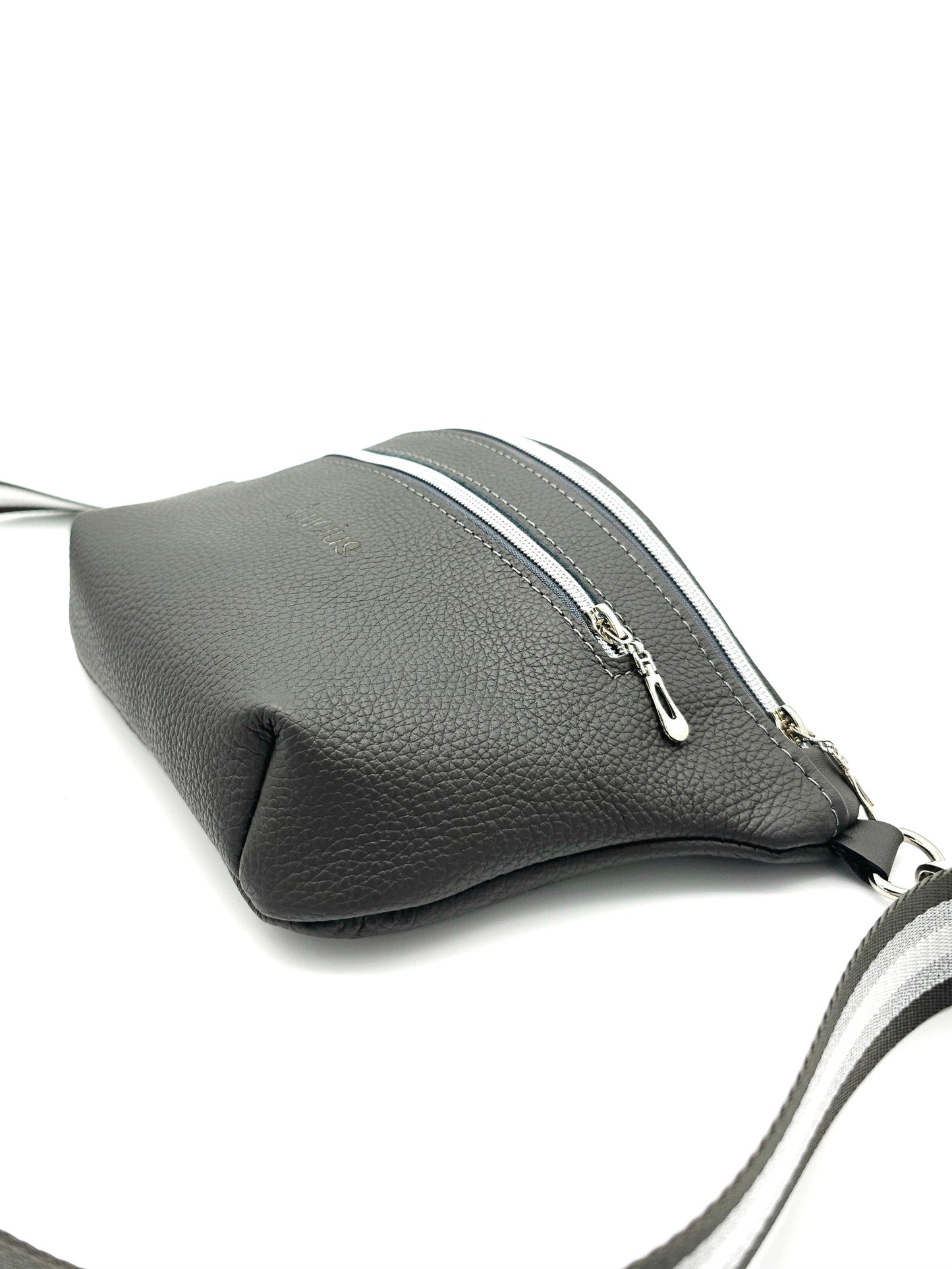 Crossbody Bag Big Clivia in Dunkelgrau