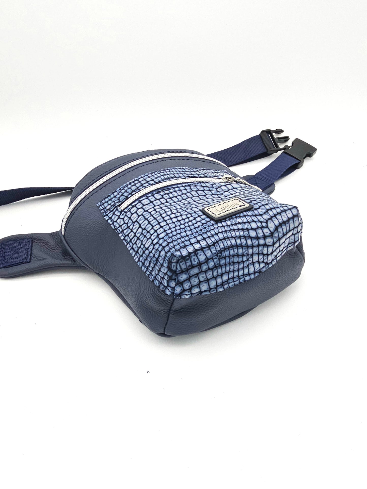 Hipbag Dunkelblau mit Kroko