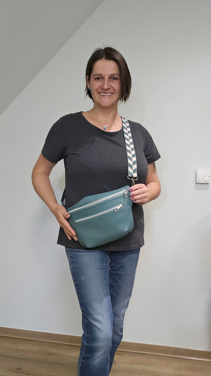 Crossbody Bag Big Clivia Minttürkis