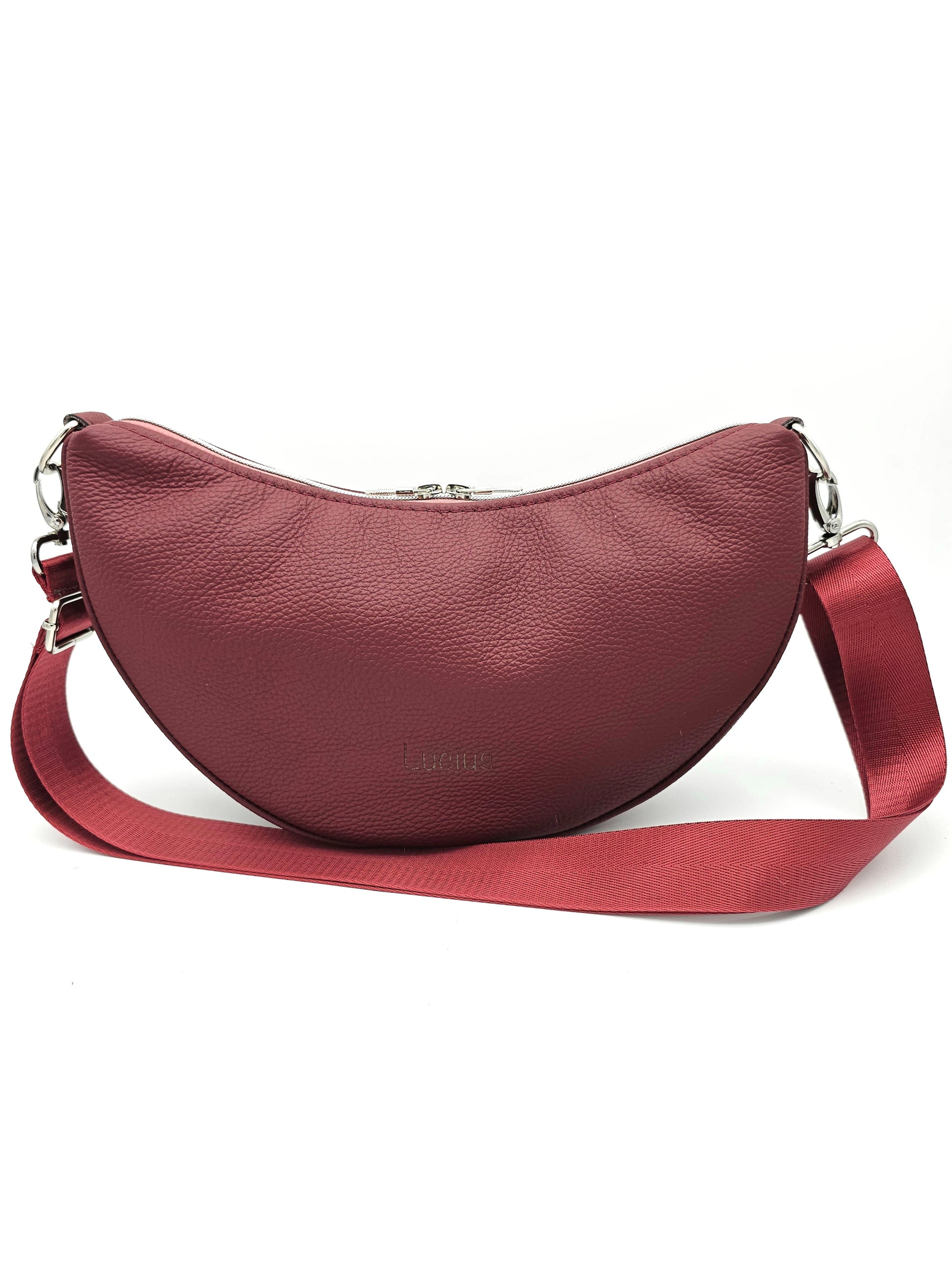 Moonbag Moni, Weinrot, Frontansicht 