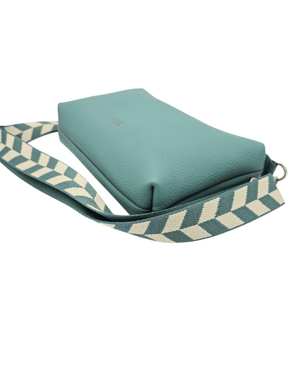 Lederhandtasche Anke in Minttürkis