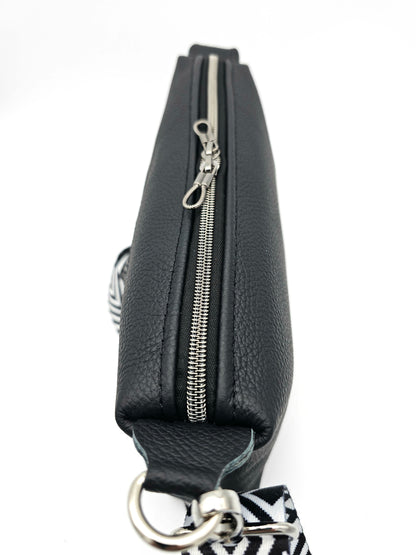 Lederhandtasche Anke in Schwarz