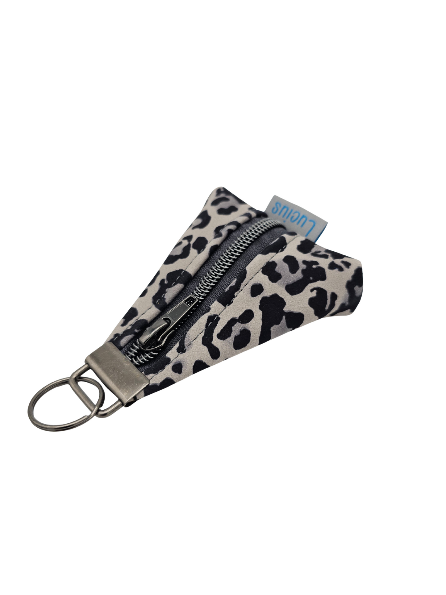 Schlüsselanhänger oder Taschenbaumler in Leo / gun metal