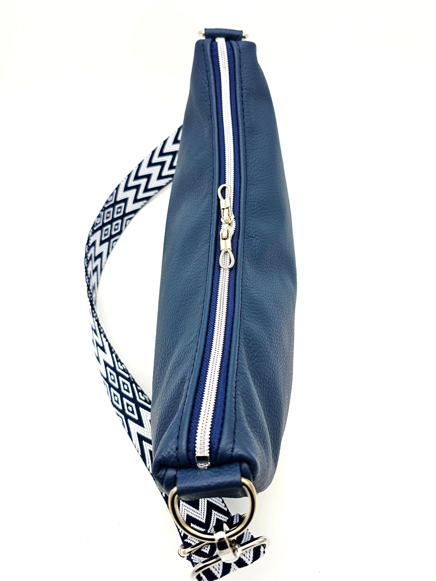 Moonbag Moni in Blau, Draufsicht 