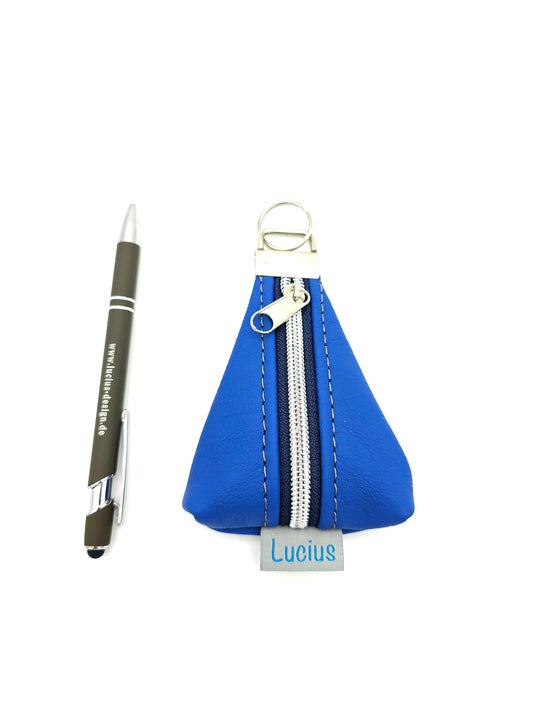 Schlüsselanhänger oder Taschenbaumler in Blau/ Dunkelblau