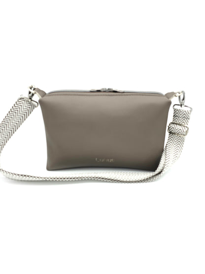 Lederhandtasche Anke in Nougatbraun